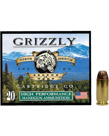 Grizzly Ammo GC4SW1 40S&amp;W 200gr Jacketed Hollow Point 20 Per Box/10 Case