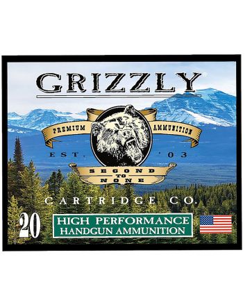 Grizzly Ammo GC44M+P2 44Mag+P 240gr Jacketed Hollow Point 20 Per Box/10 Case