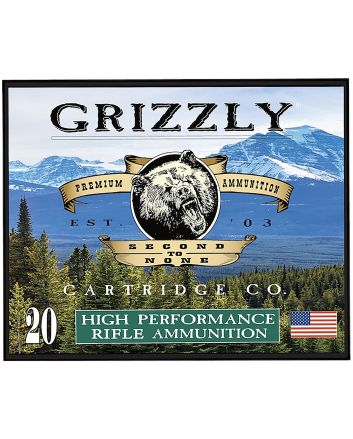 Grizzly Ammo GC44M+P3 44Mag+P+ 360gr Full Metal Jacket Flat Point 20 Per Box/10 Case