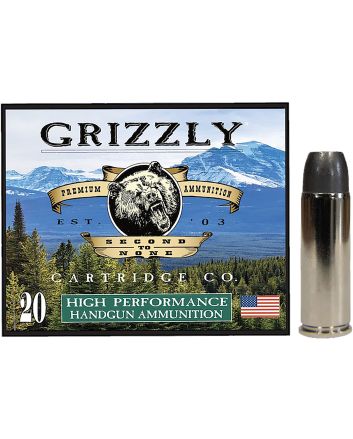 Grizzly Ammo GC45C+P14 45Colt+P 335gr Wide Long Nose Gas Check 20 Per Box/10 Case