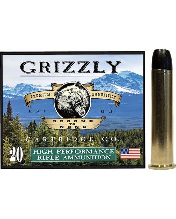 Grizzly Ammo GC45/701 45-70Gov 405gr Round Nose Flat Point 20 Per Box/10 Case