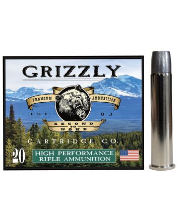 Grizzly Ammo GC45/70+P4 45-70Gov+P 405gr Bonded Flat Point 20 Per Box/10 Case