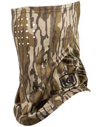 Moultrie KHT0213 Run N GunMossy Oak Bottomland 1/2 Face Mask OSFM
