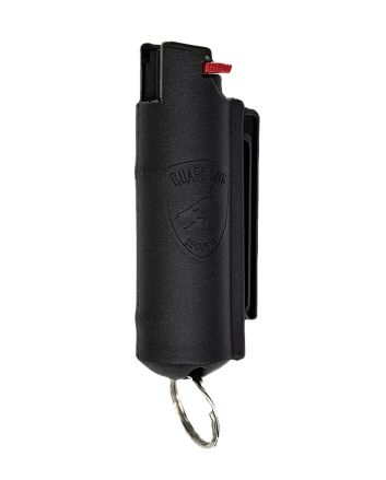 SKYLINE USA INC PSGDQABKQuick Action Red Pepper 16 ft Black Includes Belt Clip/Keychain