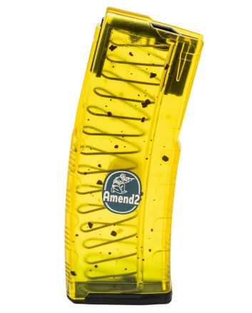 Amend2 556MODCBAN30 MOD-C Banana 30+1 5.56 NATO Fits AR-15 Yellow/Green Polymer