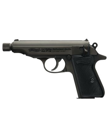 Walther Arms 4796063 PP SD Carry Frame 32 ACP 8+1 3.90" Black Steel Threaded Barrel, Black Steel Slide &amp; Frame w/Beavertail, Black Polymer Grip