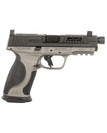 Ed Brown MPFMATCH Fueled M&amp;P Match 9mm Luger 19+1 4.75" Black Nitride Match Grade Threaded Barrel, Black Nitride Optic Cut/Ported/Serrated Stainless Steel Slide
