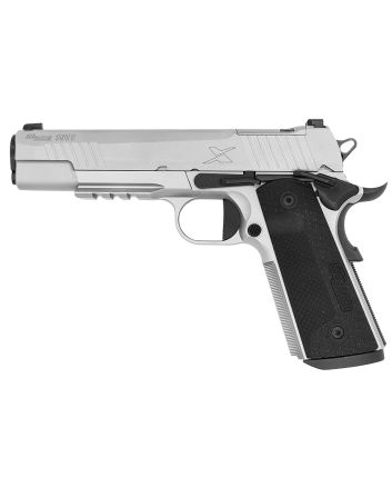Sig Sauer 1911XR-45-SS 1911Full Size Frame 45 ACP 8+1 5" Optic Ready/Serrated Stainless Steel Slide &amp; Frame w/Beavertail &amp; Picatinny Rail
