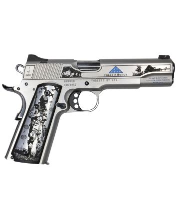 Cnc Firearms CNCFOLDSHONOR Folds Of HonorLimited Edition 45 ACP 7+1 5" Match Grade Barrel, Engraved/Serrated Stainless Steel Slide, Stainless Steel Frame w/Beavertail, Scenic Aluminum Grip