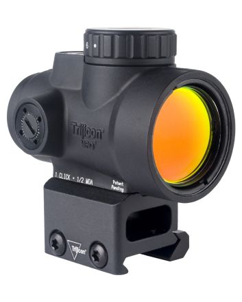 Trijicon 2200302 MRO SDBlack 1x25mm 2 MOA Red Dot Reticle Full Co-Witness Mount