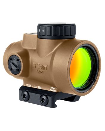 Trijicon 2200326 MRO SDCoyote Tan 1x25mm 2 MOA Red Dot Reticle Low Mount