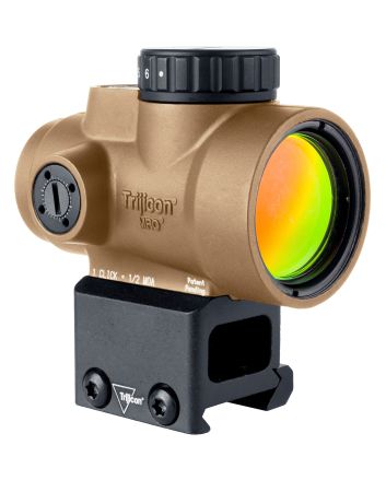 Trijicon 2200349 MRO SDCoyote Tan 1x25mm 2 MOA Green Dot Reticle Lower 1/3 Co-Witness Mount