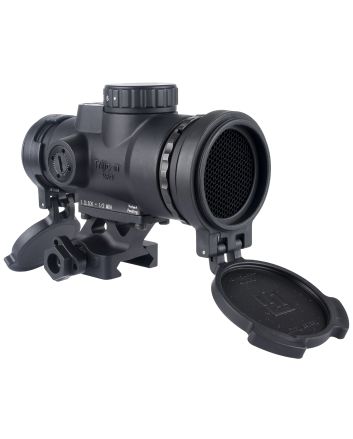 Trijicon 2200355 MRO SD Patrol Black 1x 25mm 2 MOA Red Dot Reticle Full Co-Witness Quick Release Mount W/ Q-LOC Technology