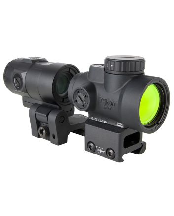 Trijicon 2200368 MRO SD Patrol Black 1x 25mm 2 MOA Red Dot Reticle Full Co-Witness Mount