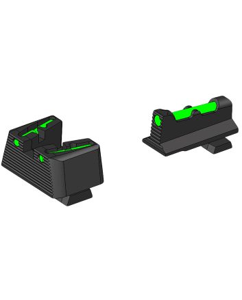 HiViz SG32CLW21 LiteWaveGreen/Red/White Fits Sig P320/365