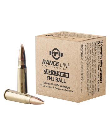 TR&amp;Z PPR739 7.62x39mm 123gr Full Metal Jacket 15 Per Box/56 Case