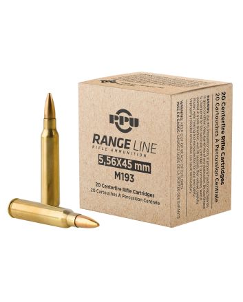 TR&amp;Z PPR556 5.56mm 55gr Full Metal Jacket Boat Tail 20 Per Box/50 Case