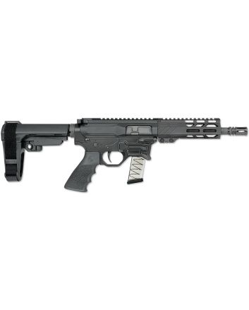 Rock River Arms BT92132 LAR-BT9G9mm Luger 15+1 7" Black Threaded Barrel, M-LOK Handguard, Black Aluminum Picatinny Rail Receiver, Black Polymer SB Tactical SBA3 Brace, Black Hogue Rubber Grip