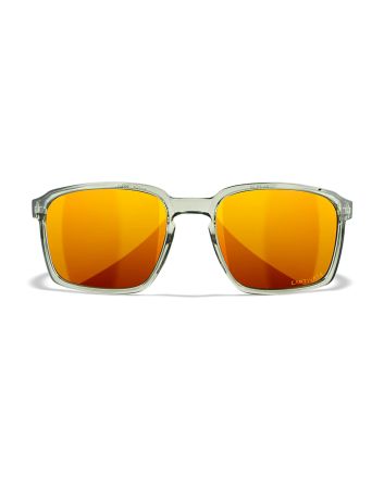 Wiley X AC6ALF04 AlfaM/L Bronze Mirror Lens Polycarbonate Gloss Crystal Light Olive Frame