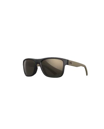 Wiley X AC6OVN14 OvationTungsten Mirror Lens Polycarbonate Matte Black w/ Tan Frame