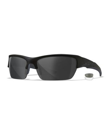 Wiley X CHVAL07 ValorMedium Smoke Gray/Clear Lens Polycarbonate Matte Black Frame