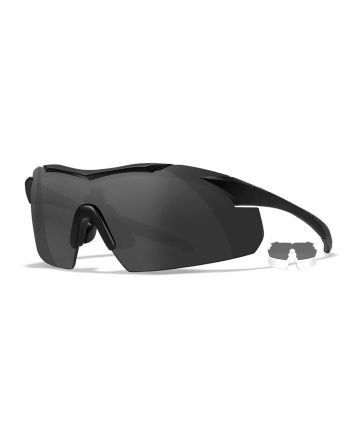 Wiley X 3501 VaporSmoke Gray/Clear Lens Polycarbonate Matte Black Frame