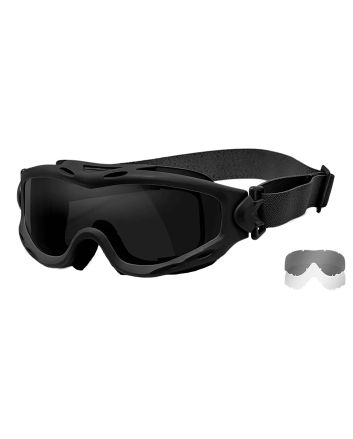 Wiley X SP29B Spear Goggles Smoke Gray Lens Matte Black Frame