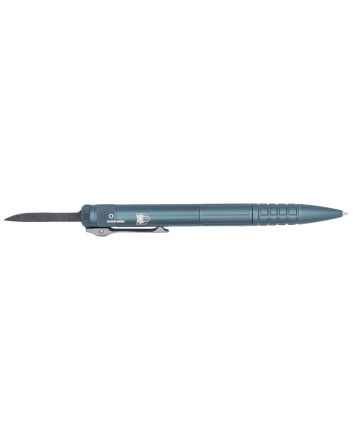 CobraTec Knives CNCOTFPGRYGEN2 Tactical Pen Gen II Gray Aluminum D2 Steel Blade, Includes Pocket Clip