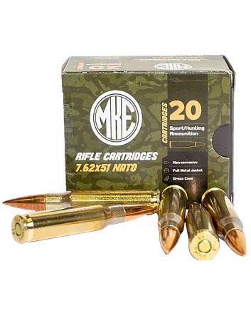 Century Arms AM8293 7.62x51 147gr Full Metal Jacket 20 Per Box/50 Case