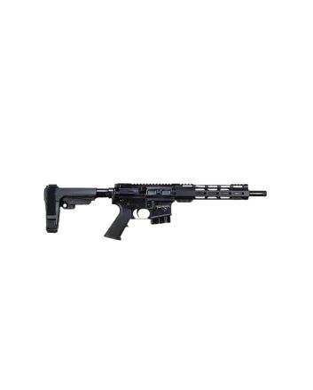 Alexander Arms PHI65ST Highlander6.5 Grendel 10+1 11" Black Fluted Threaded Barrel, Black Anodized Picatinny Rail Receiver, Polymer SBA Tactical Brace, Black A2 Grip