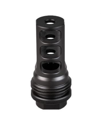 SilencerCo AC1961 ASR Muzzle Brake Black Nitride 11/16"x24 Threads 458 Cal