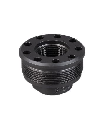 SilencerCo AC822 Alpha Direct Thread Mount Fits 9/16"x24 Black