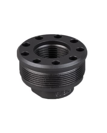 SilencerCo AC837 Alpha Direct Thread Mount Fits M18X1 Matte Black