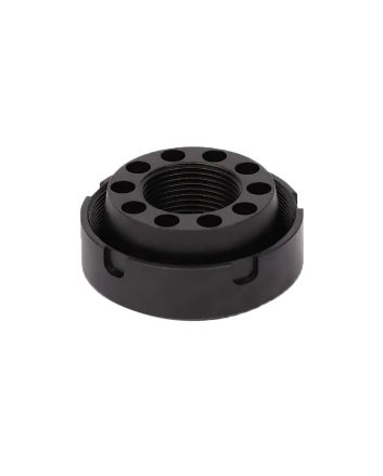 SilencerCo AC4741 Charlie Direct Thread Mount Fits 11/16"x24 Stainless Steel Oxide Black