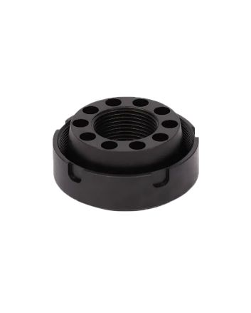 SilencerCo AC4745 Charlie Direct Thread Mount Fits M13x0.75 Stainless Steel Oxide Black