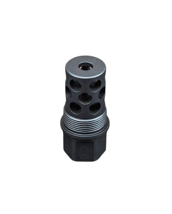 SilencerCo AC5232 TOMD Muzzle Brake Black Matte 1/2"x28 Threads 30 Cal
