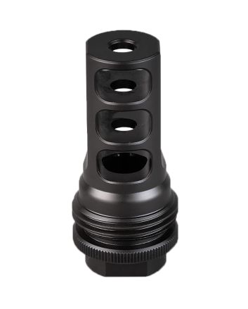 SilencerCo AC2631 ASR Muzzle Brake Black Nitride 3/4"x24 Threads 458 Cal