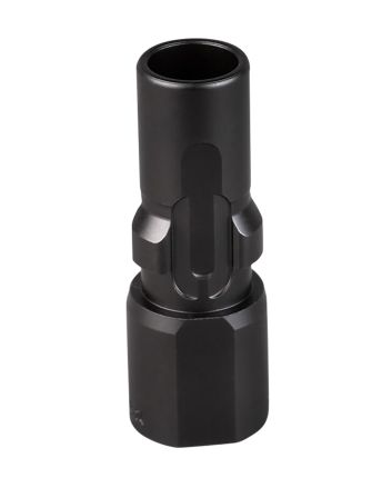 SilencerCo AC2608 3-Lug Muzzle Device M13.5x1LH Threads 45 ACP
