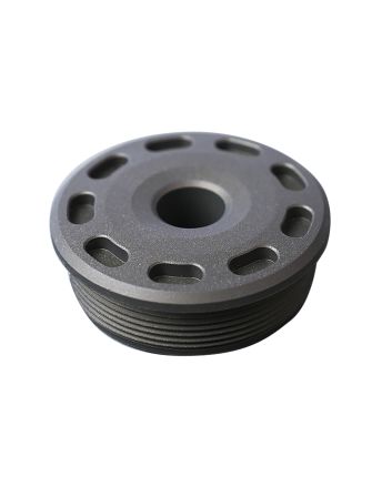 SilencerCo AC5390 Bravo Front Cap 30 Cal Fits Titanium Matte Black