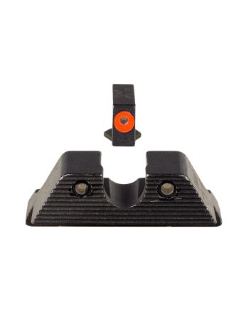 Trijicon 600846 HD XR Night Sight Set Green Tritium/Orange Outline Front, Green Tritium Rear, Black Frame, Fits Glock/48/43/43X/43E Excludes MOS