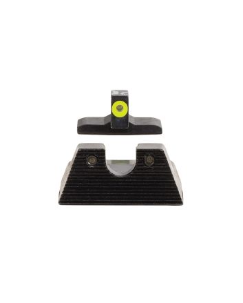Trijicon 600895 HD XR Night Sight Set Green Tritium/Yellow Outline Front, Green Tritium Rear, Black Frame, Fits H&amp;K VP9/45C/45C Tactical/P30/P30L/P30SK