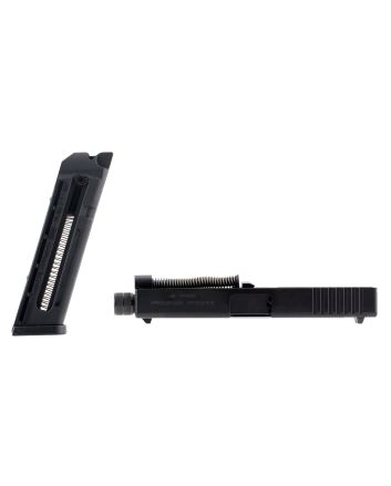 Tactical Solutions TSGCON19TE TSG-22 Conversion Kit Compatible w/Glock 19/23/32/38, 22LR Black 4.80" Steel Barrel, Includes Magazine