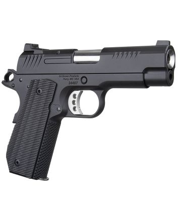 Ed Brown EVOKC9LW 1911 EVO KC Lightweight 9mm Luger 7+1 4" Stainless Bull Barrel, Black Gen4 Serrated Slide, Black Gen4 Carbon Steel Frame w/Beavertail, Black Grips
