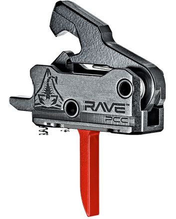 Rise Armament T017FPCCRED Rave Pistol Caliber Carbine Black/Red Single-Stage
