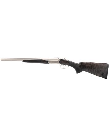 Heritage Mfg BL1218NI Badlander12 Gauge Break Open 2rd 18.50" Nickel Side By Side Barrel &amp; Receiver, Fixed Turkish Walnut Wood Stock