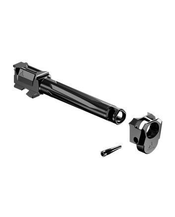 Radian Weapons R0884 Ramjet + Afterburner ComboFits Glock 17 Gen 4 Black Ported Stainless Steel