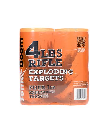 Sonic Boom/jerent SBT014P Rifle Exploding Target 1 lb 4 Pack
