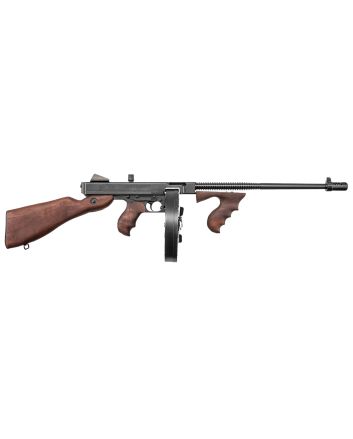 Auto-Ordnance T5P100D 1927A-1 Lightweight Deluxe .45 Cal 100+1 Fixed Walnut Wood Stock, Walnut Grip