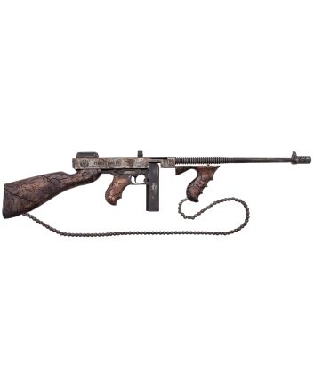 Thompson T150DC8 1927A-1 Wastelander .45 Cal 50+1 18" Finned Barrel, Aluminum Receiver, Fixed Stock