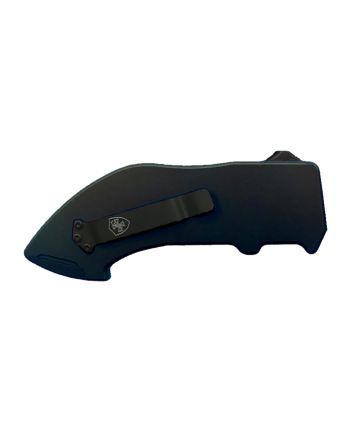 Templar KnifeSquire Utility OTF Razor Plain Black Anodized 5.38" Aluminum Handle